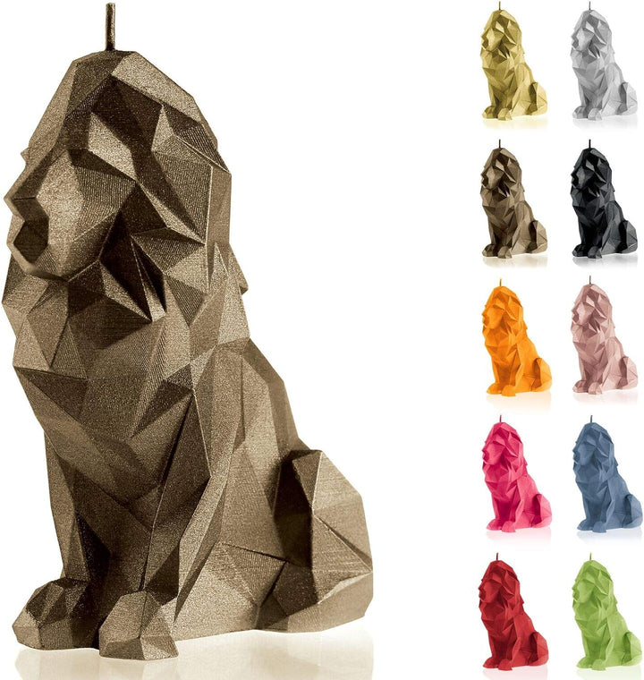 Candellana Handmade Lion Low-Poly Kerze Geschenk- Lustig - Dekorative Kerze - Home Décor - Geschenke