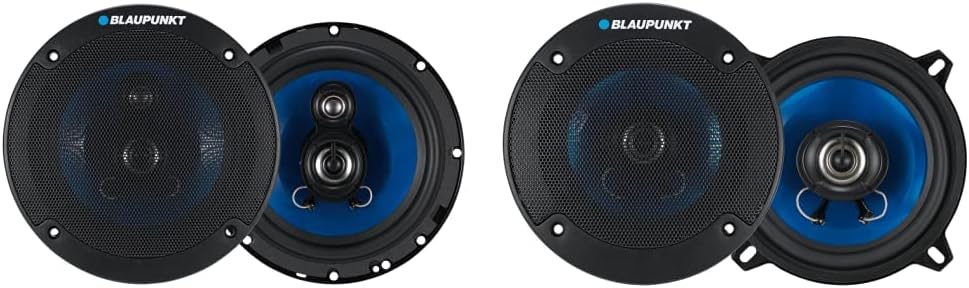 Blaupunkt ICX663 Kfz-Lautsprecher, 250 W & Auto-Lautsprecher icx542 5.25 130 mm, 210 W Bundle mit Au