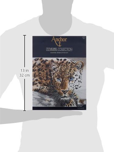 Anchor Maia Collection Kreuzstich-Set, 100% Baumwolle, Mehrfarbig, 45x60cm Rare Beauty, Rare Beauty