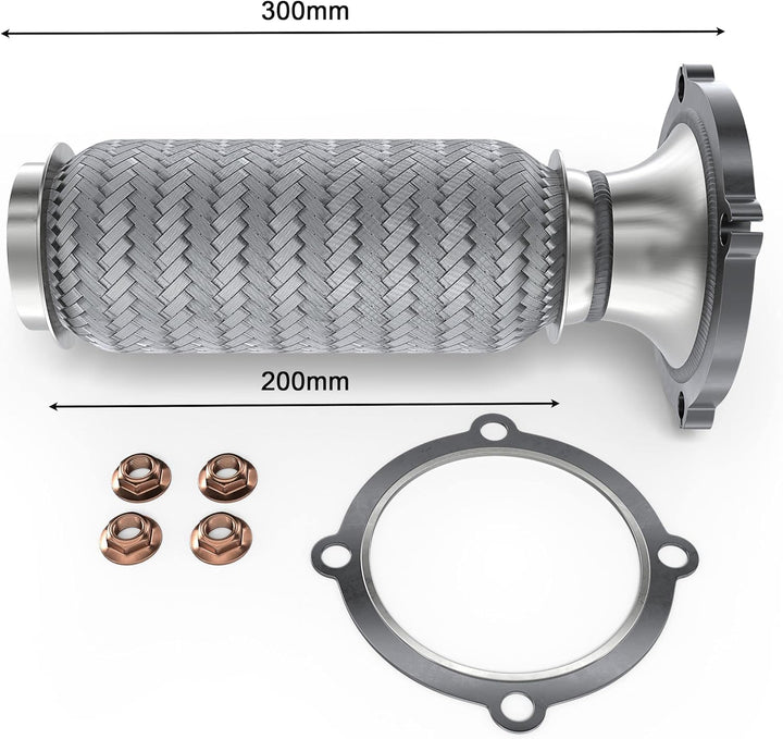 Reperaturset Flexrohr Universal Interlok kompatibel mit AUDI A3, AUDI TT, AUDI TT Roadster,VW Golf I