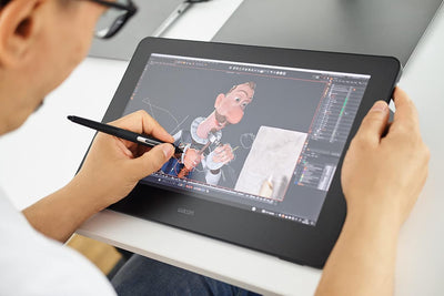 Wacom Cintiq Pro 16 Grafiktablett mit 4k Display für professionelle Designer & Künstler (15,6 Zoll D