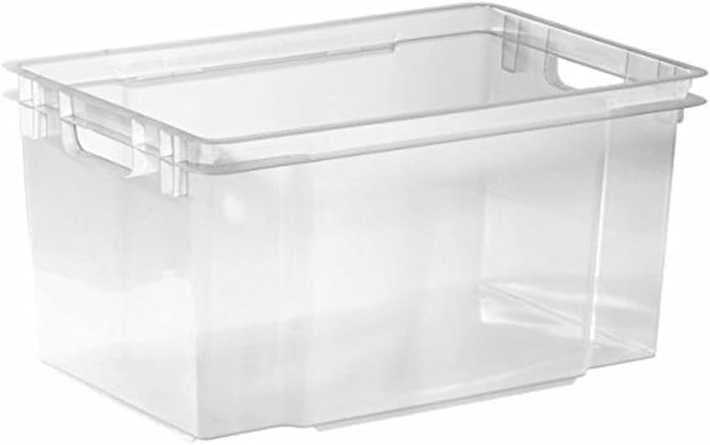 Keter Crownest Box 50 l, Transparent, 58.7 X 39 X 30 cm