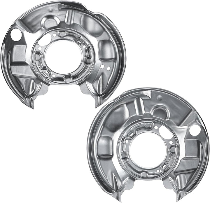 Frankberg 2x Ankerblech Bremsscheibe Hinten Kompatibel mit C-Klasse W203 S203 CLC-Klasse CL203 CLK C