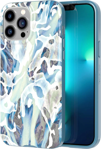 Tech 21 Evo Art Frozen River für iPhone 13 Pro Max - Schutzhülle mit exklusivem Artwork und 3,6 m Mu