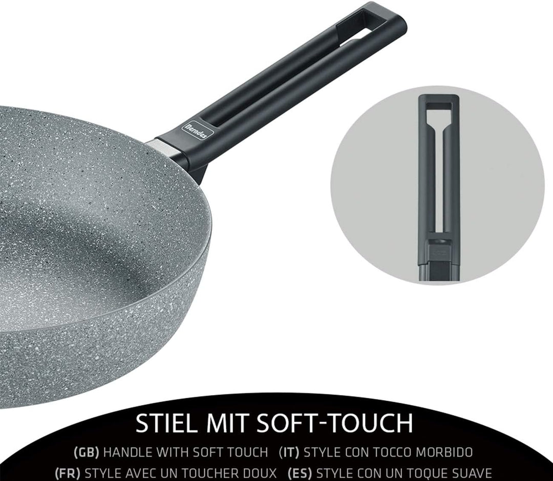 Berndes Pfanne 28cm - Alu Induktion Special Edition - Schmorpfanne, hoher Rand, Induktionspfanne, ve