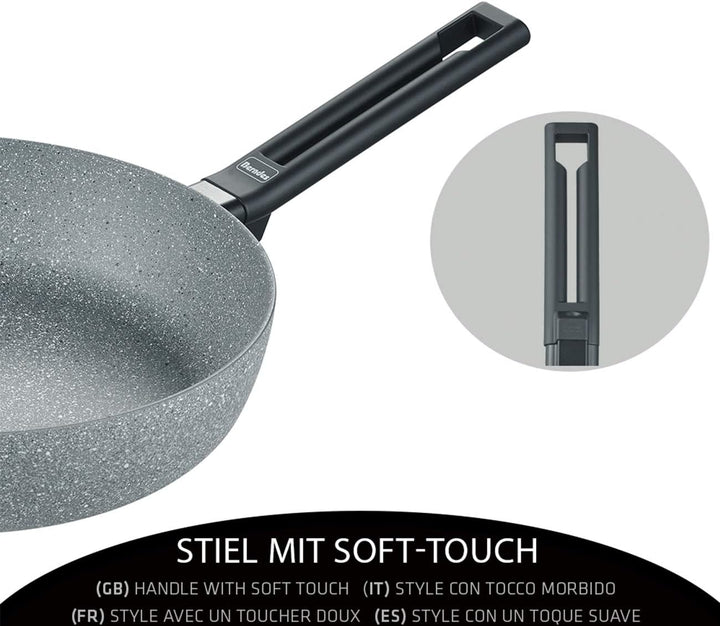 Berndes Pfanne 28cm - Alu Induktion Special Edition - Schmorpfanne, hoher Rand, Induktionspfanne, ve