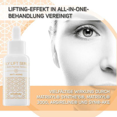 Vitabay Daily Lift Serum 50 ml • Mit Multi-Peptid Technologie für starken Lifting- und Anti-Aging Ef