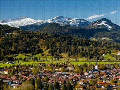 CALVENDO Puzzle Oberstdorf 1000 Teile Lege-Grösse 64 x 48 cm Foto-Puzzle Bild von Walter G. Allgöwer