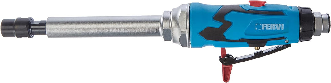 Fervi 0417 Pneumatikschleifer lang, Cyan/Schwarz
