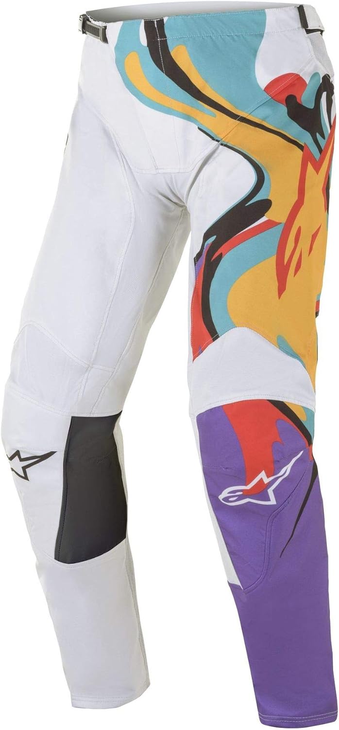 Alpinestars Racer Flagship Motocross Hose Weiss/Lila 32