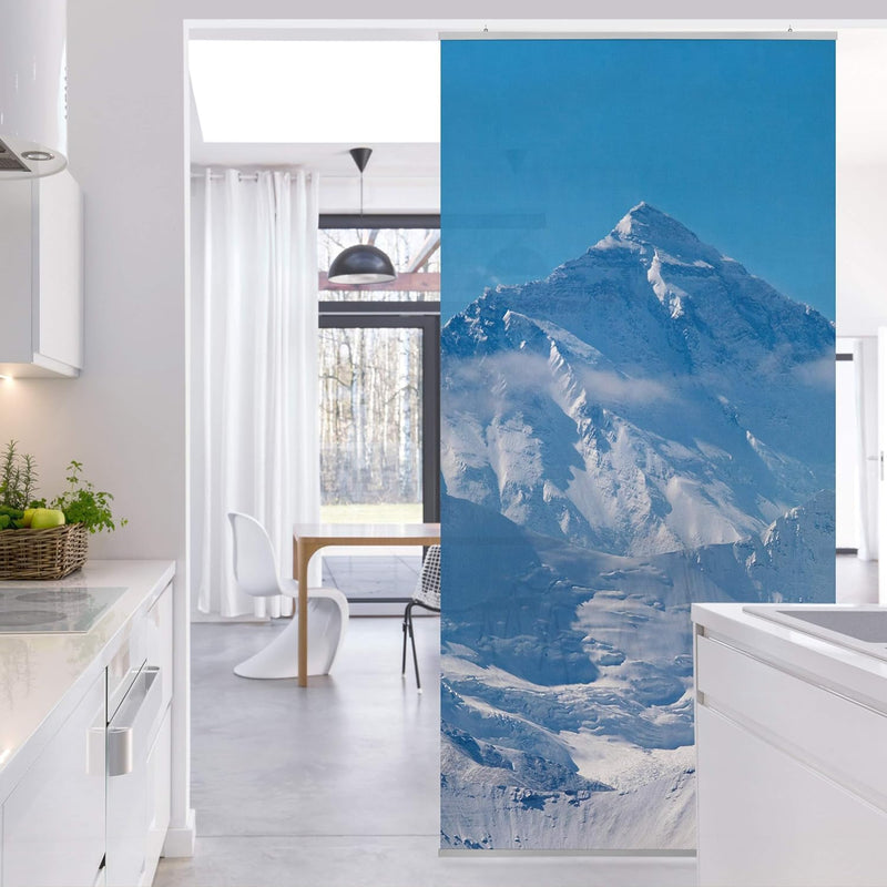 Bilderwelten Raumteiler Mount Everest 250x120cm inkl. transparenter Halterung 250x120cm incl. transp