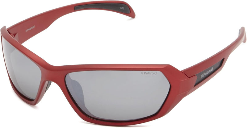 Polaroid Unisex-Erwachsene P7312-33W-JB Sonnenbrille, Rot (Rojo), 63