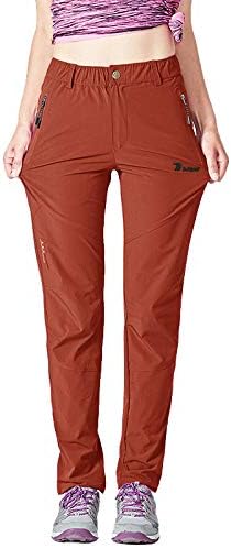 donhobo Damen Outdoor Wanderhose Quick Dry Campinghose Ultraleichter Verschleissfester UV-Schutz Atm