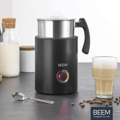 BEEM MILK-PERFECT Induktions-Milchaufschäumer - 260ml | Induktion | 3 Programme | Cappuccino Latte M