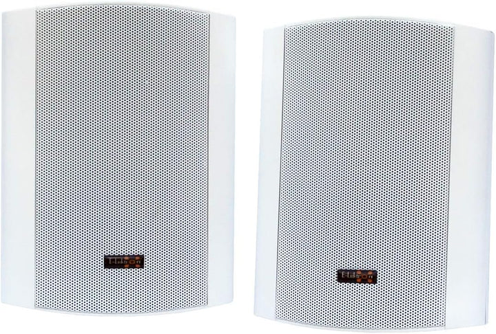 E-Lektron EWL5P Stereo passiv Lautsprecher Paar inkl. Wandhalter für innen und aussen - 5" 125W - We