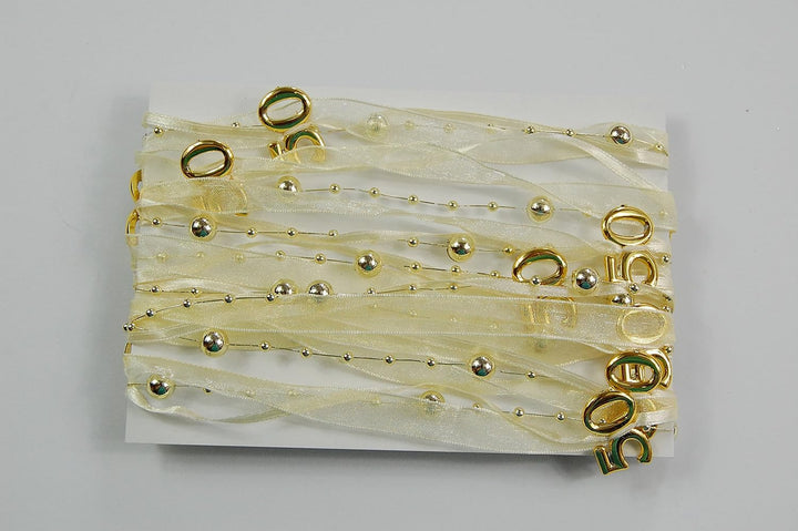 Fibula [Style] ® Komplettset"Elegance" Grösse S Tischdekoration für Goldene Hochzeit für ca. 8-10 Pe