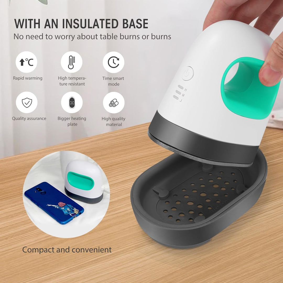 kieyeeno Mini Heisspresse, Hitzepresse Heisspresse Maschine Bügeleisen Heat Press Machine für T-Shir