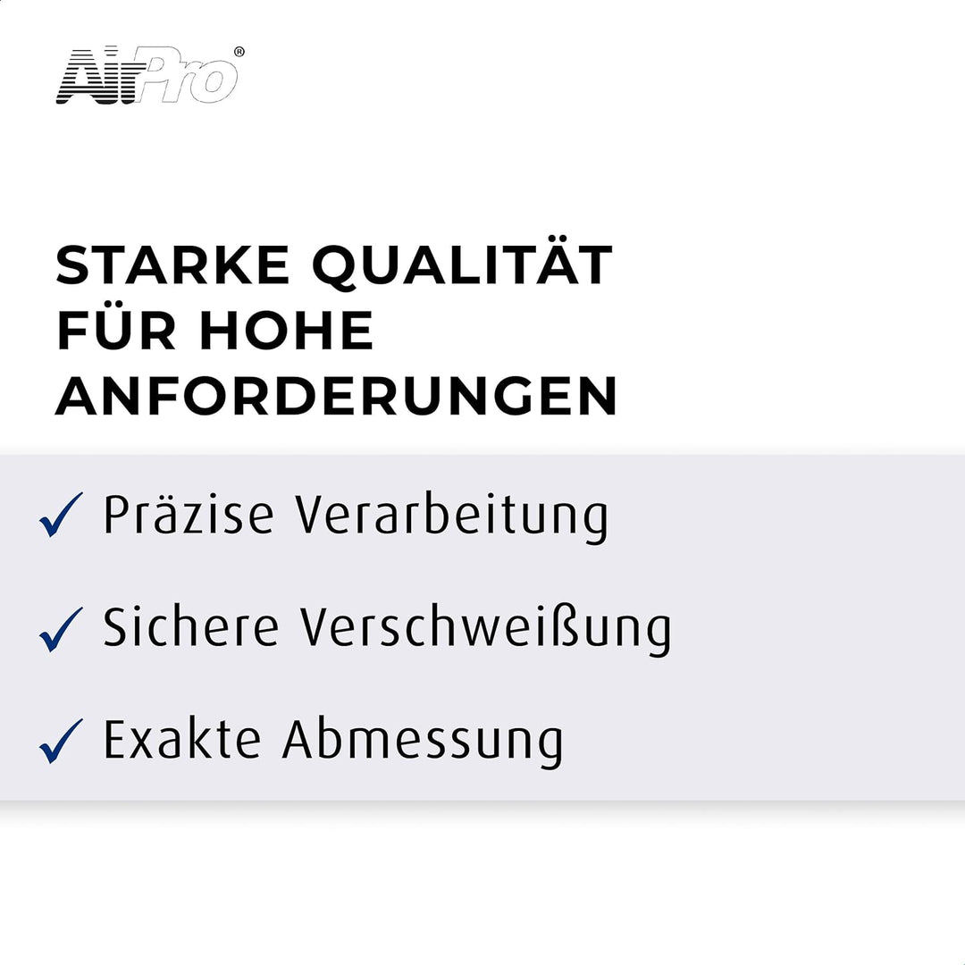 AirPro Luftpolstertasche W17 (100 Stück), haftklebende Versandtaschen ohne Fenster, federleichte Ver