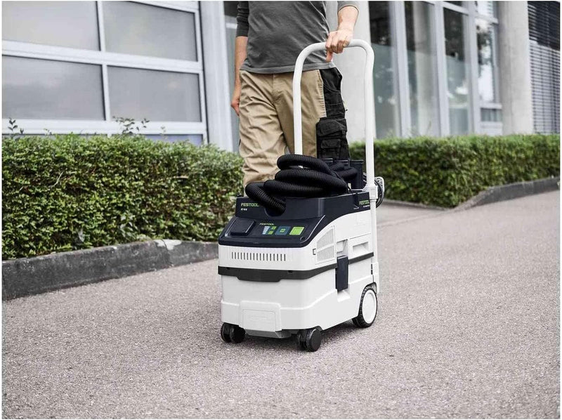 Festool Absaugmobil CT 15 E-Set CLEANTEC (mit Hauptfilter, Saugschlauc, SELFCLEAN Filtersack, Fugend