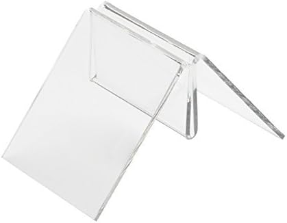 24 Stück Menükartenhalter/Werbeaufsteller/M-Aufsteller aus Acrylglas 50mm Breit