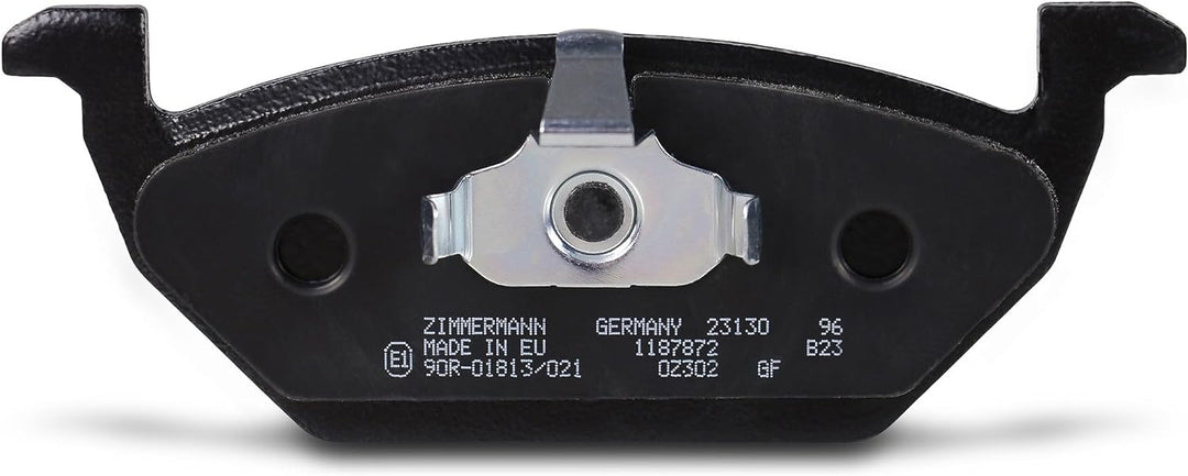 ZIMMERMANN 23130.195.1 Serie Bremsbeläge, vorne, inklusive Platte dämpfend