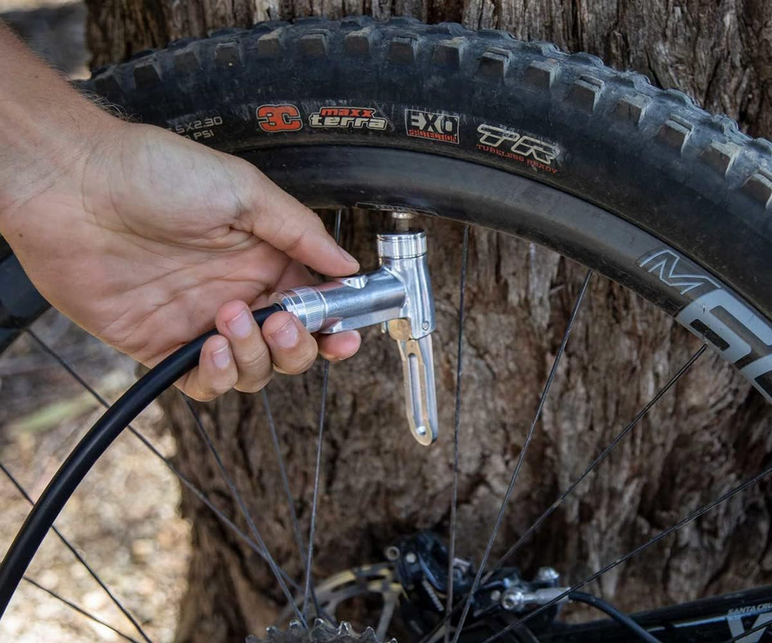 Topeak Joe Blow Twin Turbo Fusspumpe für Erwachsene, Unisex, Schwarz, Einheitsgrösse