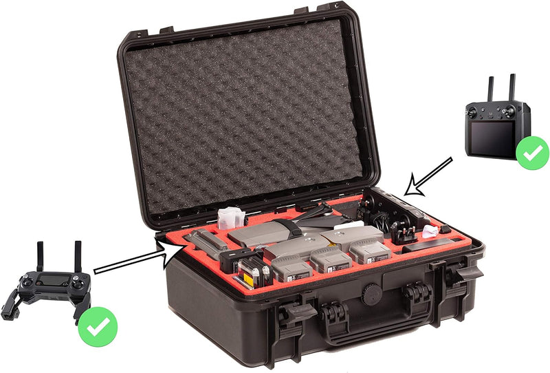 MC-CASES® Koffer für DJI Mavic 2 Pro & Zoom - Explorer Edition - mit viel Platz für Zubehör (Smart C