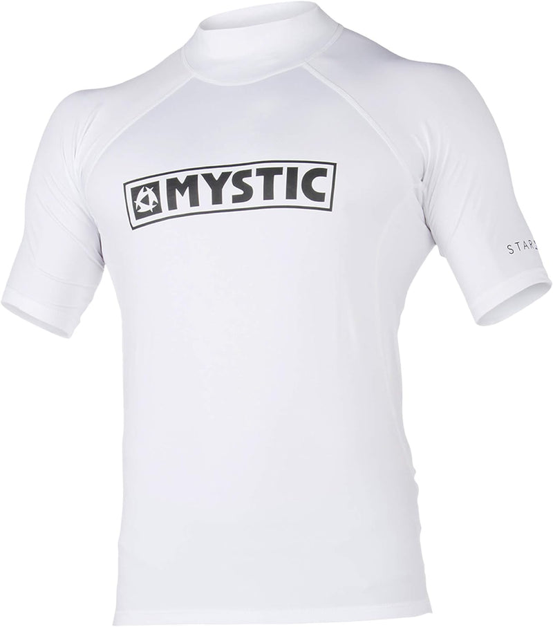 Mystic Star Short-Sleeve Rash Vest 2019 - White XXL