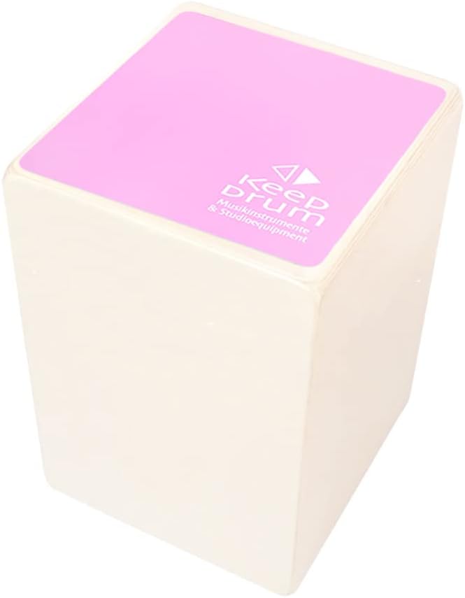 keepdrum DC1M PK Junior Cajon Rosa Pink + Sitzpad Pink Cajon Pink + Pad Pink, Cajon Pink + Pad Pink