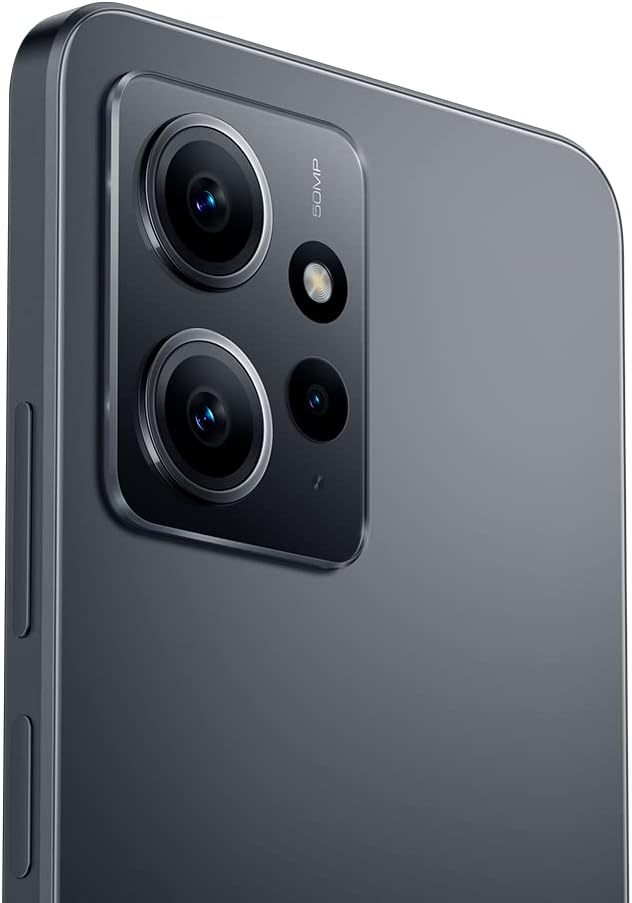 Xiaomi Redmi Note 12, 120 Hz AMOLED-Display, Snapdragon-Prozessor, 33 W, 5000 mAh, Onyx-Grau, 4 GB R