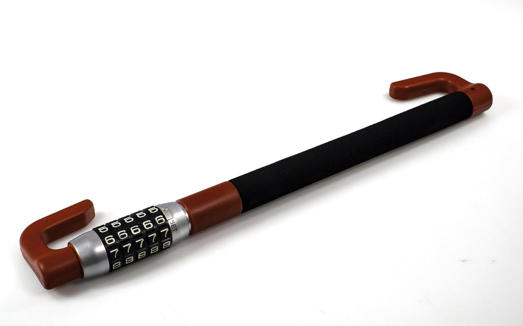 Cartec Anti-Diebstahl-Pedalcane/Autolenkrad, Codesperre