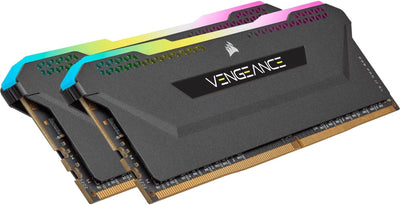 Corsair VENGEANCE RGB PRO SL 32GB (2x16GB) DDR4 3200 (PC4-25600) C16 1.35V Desktop Memory - Schwarz