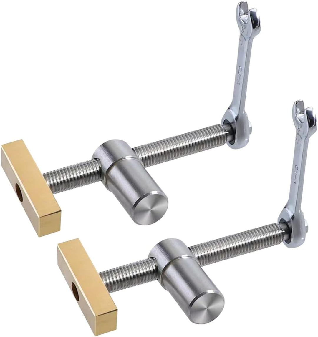 2 Stück Tisch-Werkbank, schnelle feste Clip-Klemmen für 19-mm-Loch, DIY-Positionierung, Holzbearbeit