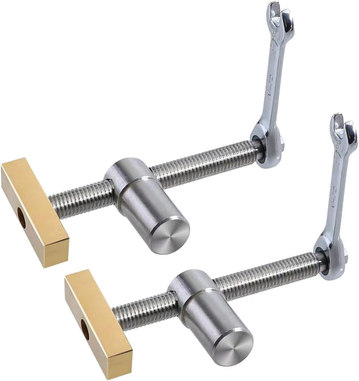 2 Stück Tisch-Werkbank, schnelle feste Clip-Klemmen für 19-mm-Loch, DIY-Positionierung, Holzbearbeit