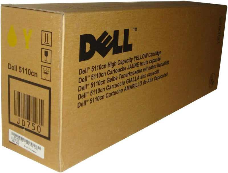 Dell 593-10123 5110cn Tonerkartusche gelb Standardkapazität 12.000 Seiten 1er-Pack