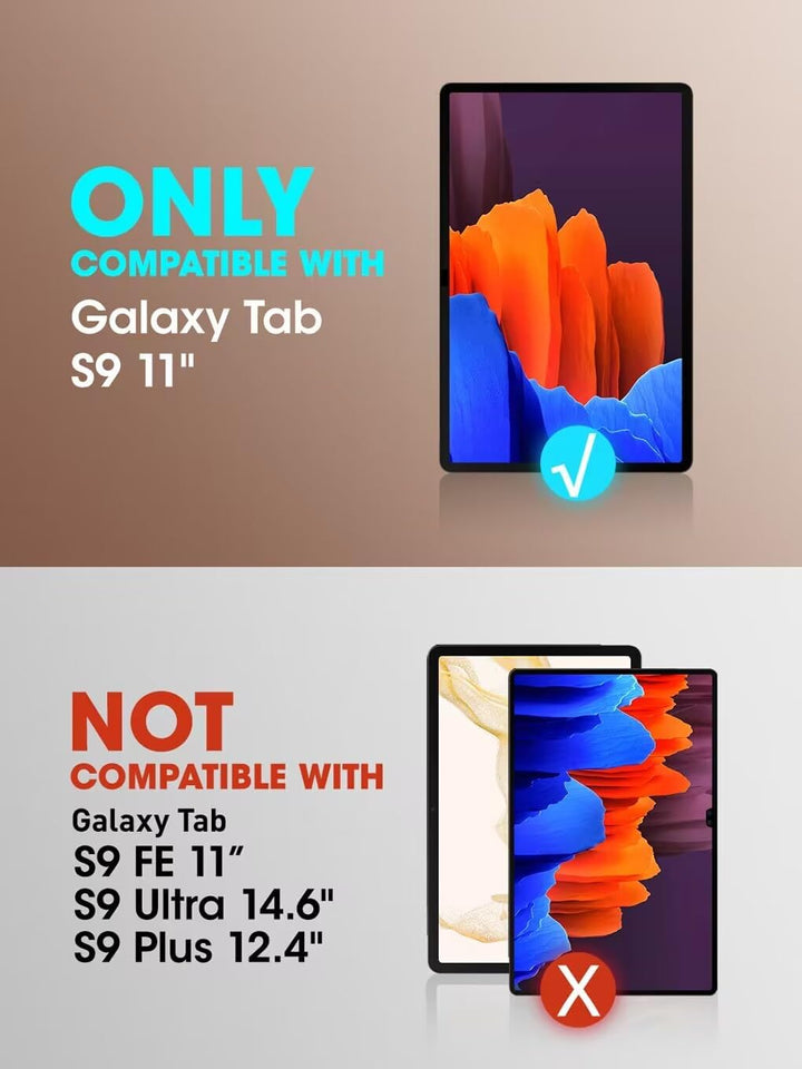 SUPCASE Unicorn Beetle Pro Hülle für Samsung Galaxy Tab S9 / S8 / S7 (11 Zoll), Bumper Case 360 Grad