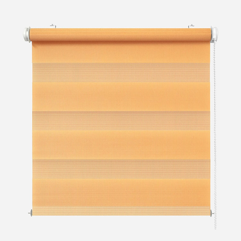 Rikmani Doppelrollo Fensterrollo ARD Duo-Rollo Klemmfixierung Zebrarollo Seitenzugrollo ohne Bohren,
