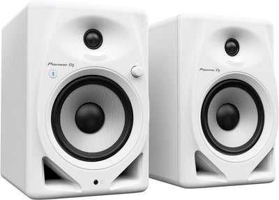 Pioneer DJ DM-50D-BT-W 5 Zoll Desktop-Monitor-System mit Bluetooth® (Weiss) 5'' Lautsprecher Bluetoo