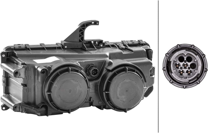 HELLA 1DB 247 011-041 Halogen-Hauptscheinwerfer - rechts - für u.a. Mercedes-Benz Axor II Rechts (Be