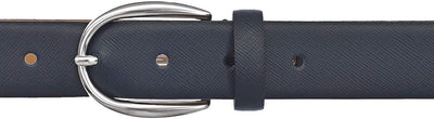 Vanzetti Classics 30mm Cambered Leather Belt W95 Nightblue