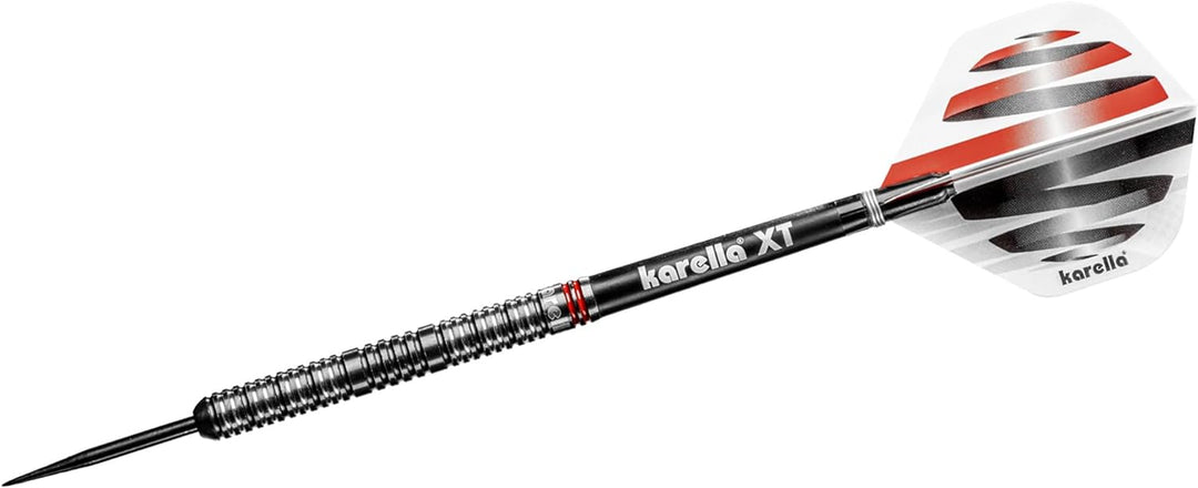 Karella HiPower 90% Tungsten Steeldart, 22g, 24g, für Klassische Dartscheibe, 3 Dartpfeile mit Metal