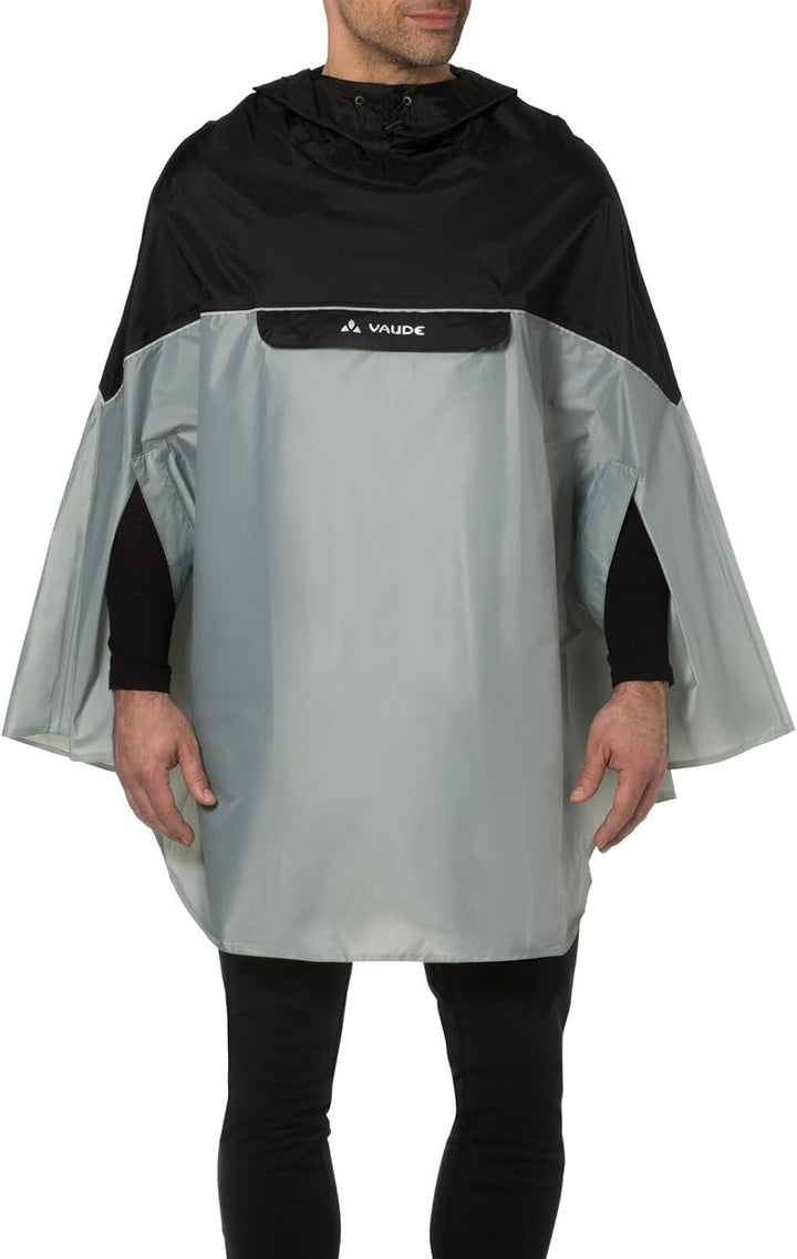 VAUDE Covero Poncho II - Regenponcho M lightgrey, M lightgrey