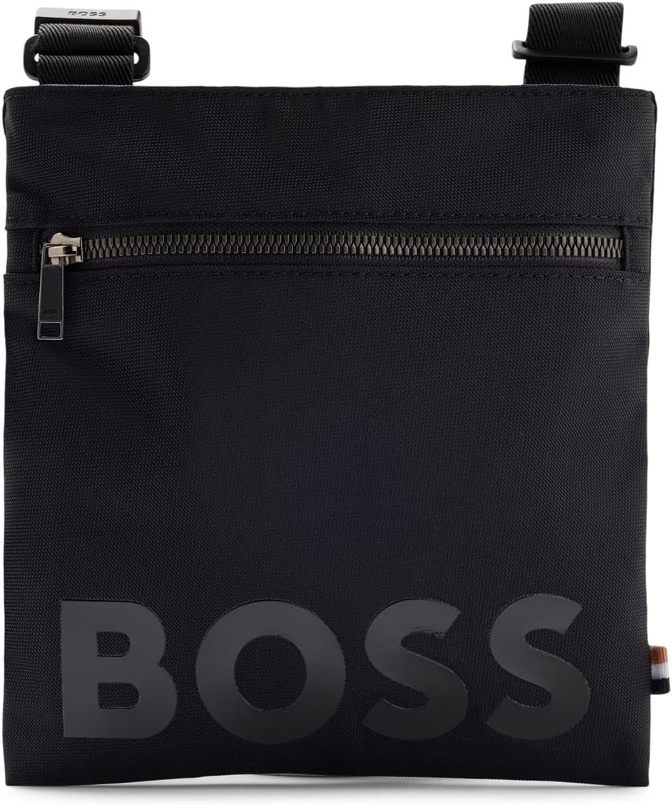 BOSS Herren Umhängetasche Catch_S zip env Einheitsgrösse Black1, Einheitsgrösse Black1