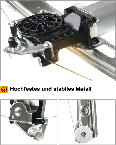 Frankberg Fensterheber Mit Motor Hinten Rechts Kompatibel mit 3er/3er Touring E46 Limousine Kombi 19