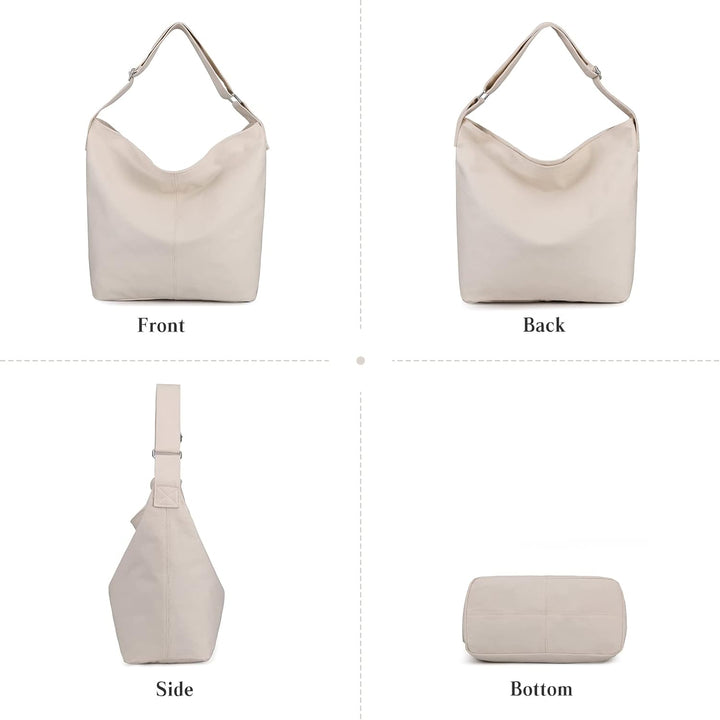PORRASSO Mädchen Schultertasche Segeltuch Handtasche Damen Tote Bag Shopper Henkeltasche für Schule