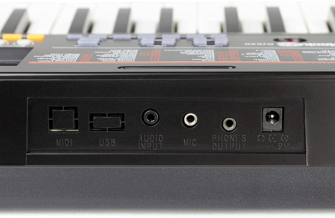 Rockjam RJ640 61 Tastaturklavier mit Notenständer, Klaviernotenaufklebern und einfach Klavierunterri