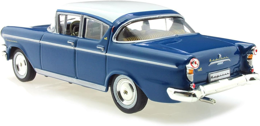 Magazine Models 1:43 1958 Opel Kapitan Limousine blau/weiss