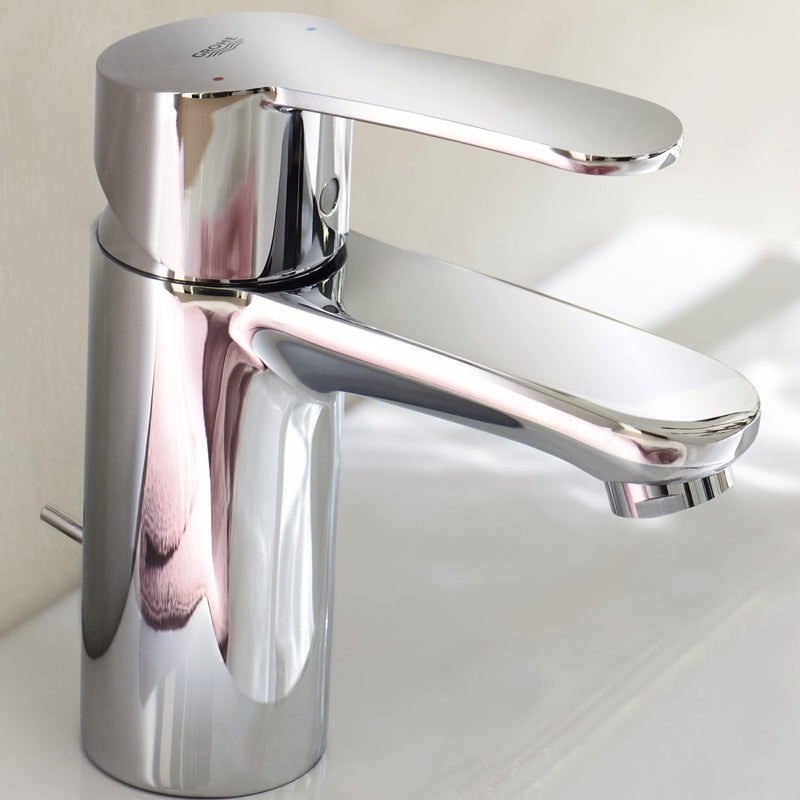 Grohe Eurostyle Cosmopolitan | Badarmatur - Waschtischarmatur | mit Zugstange, S-Size, mit EcoJoy |