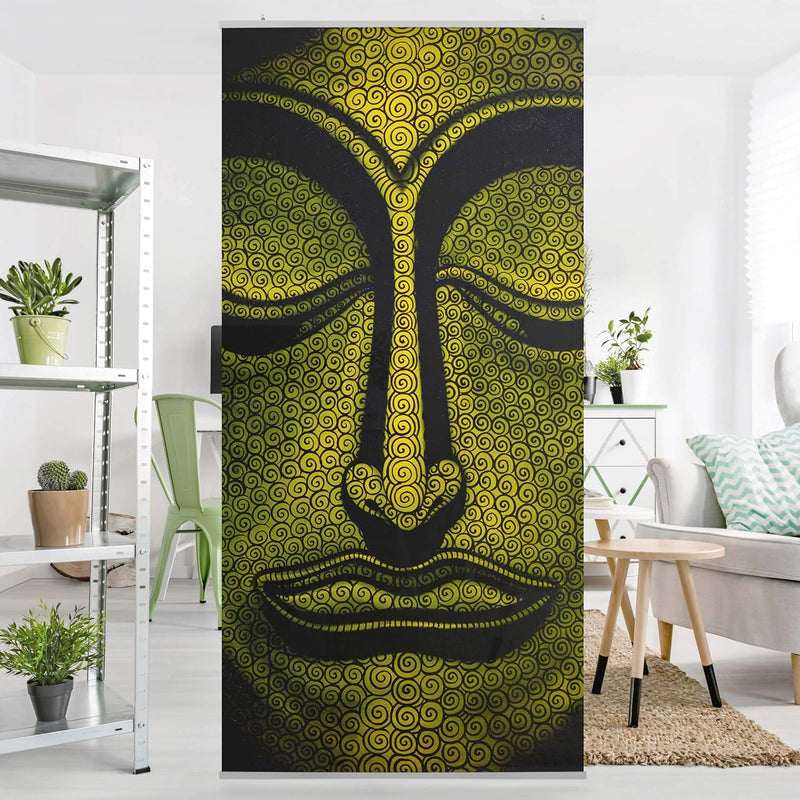 Bilderwelten Raumteiler Buddha in Laos 250x120cm ohne Halterung 250x120cm without hanger, 250x120cm