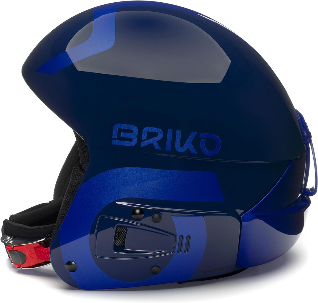 Briko Unisex – Erwachsene Helm Helmet, Shiny Downriver Blue-Metal Royal Blue, 62
